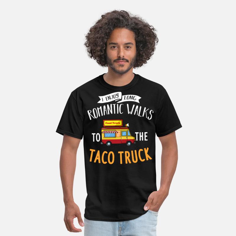 Funny Taco Shirt Funny Foodie Sweatshirt Taco Sweatshirt Unisex Small-3X I Enjoy Romantic Walks to the Taco Truck Sweatshirt