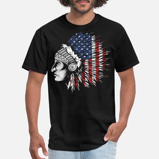 Native American Headdress Tshirt Trendy Tee