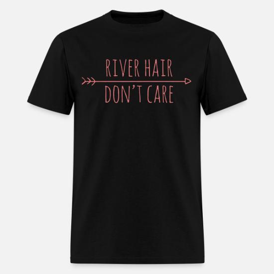 River Hair Don T Care Fit Or Flowy Tank Kayak Men S T Shirt