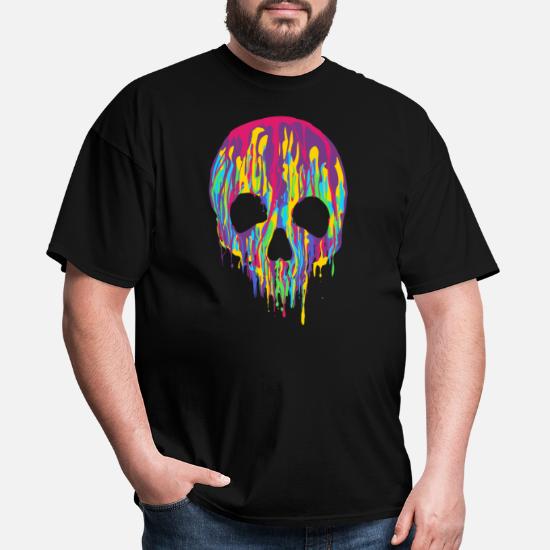Dripping Skull Halloween Art Youth T-Shirt 