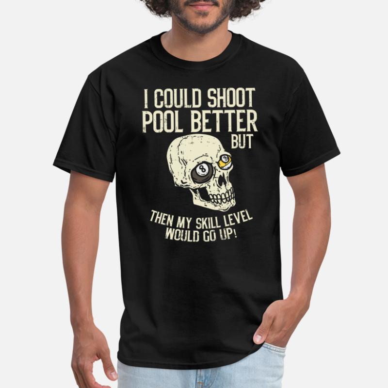 Billard Championnat T-Shirt Pool Master Player Unisexe Hommes