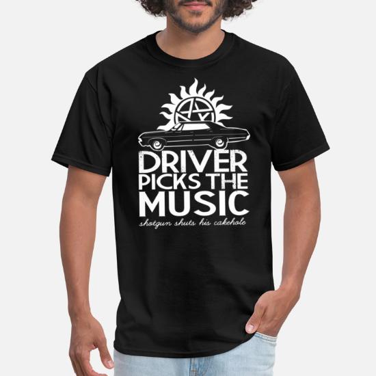 Details about   Supernatural "Driver Picks Music" Women's Adult or Girl's Junior Babydoll Tee