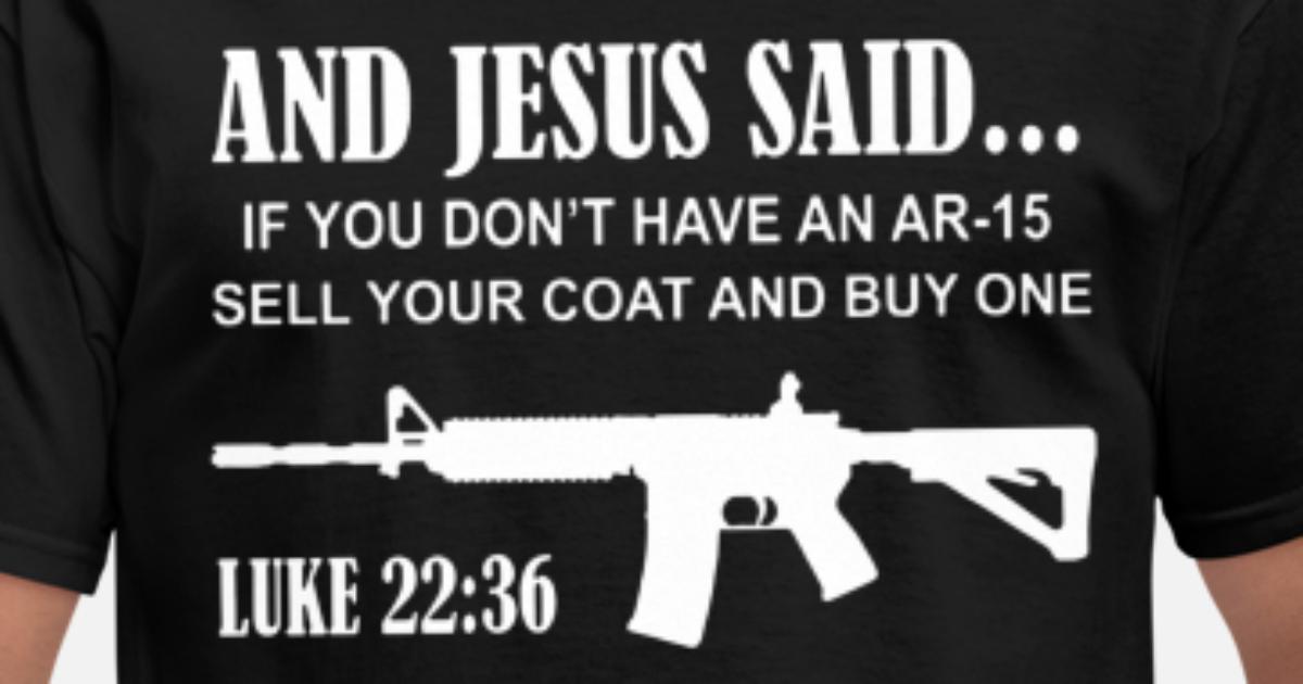 AR 15 and Jesus Gun Shirt  Guns Gift  Gun Rights  Assault Rifle  Firearm Rifles  Handgun Enthusiast  USA America  Tank Top Hoodie
