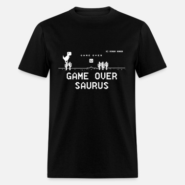 Dinosaur Game Geek Gamer Offline Video Game Unisex T-Shirt Fun Gift