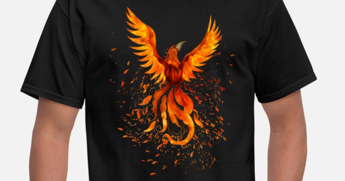 Phoenix Dark Phoenix Rises Big Print Subway tee