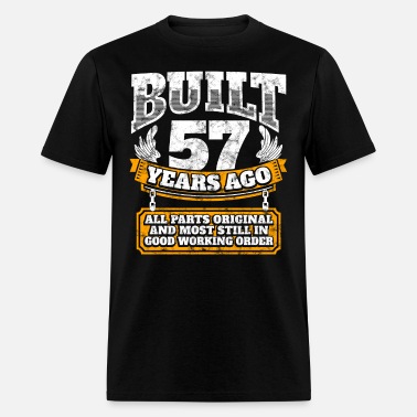 57th Birthday Shirt For Him or Her Level 57 Unlocked 57 Birthday Gift For Men Women Gamer Party Shirts