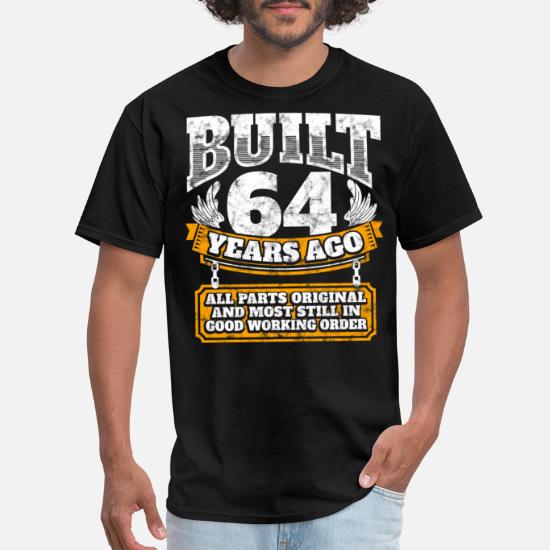 64 year old gifts original parts t-shirt 64th birthday shirt for women 64th birthday shirt 64th birthday shirt men vintage 1957 tshirt