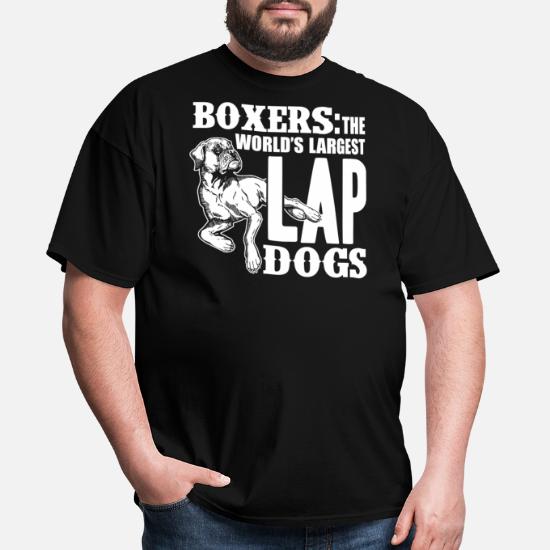 Addblue Boxer Tshirt Design The Worlds Largest Lap Dogs T Shirt