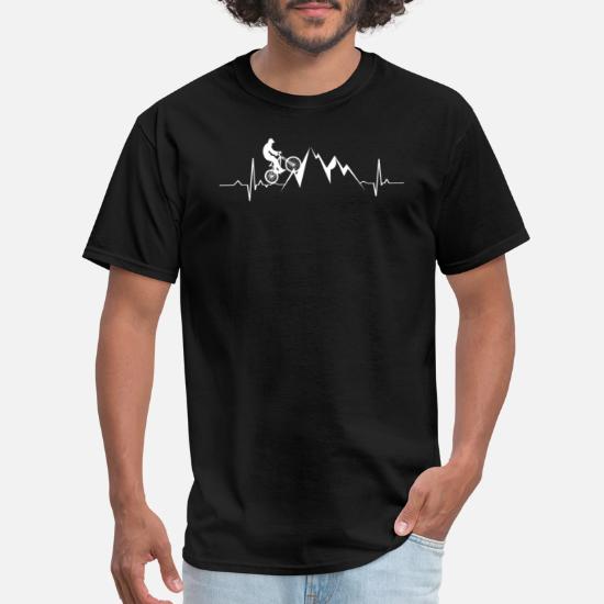 Mountain Bike Heart Pounding MTB Gift T-Shirt