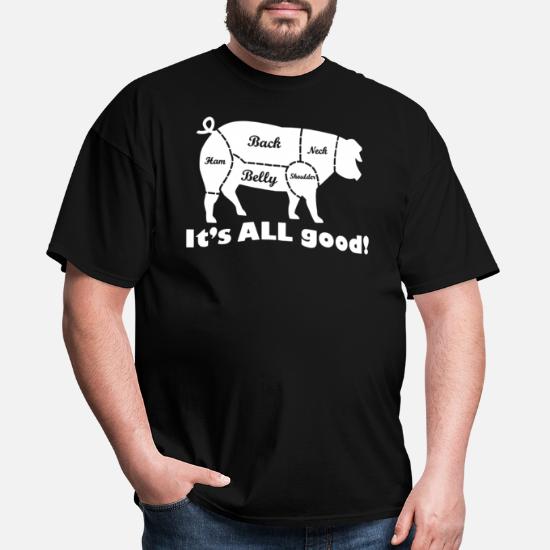 Its All Good Pig WOMENS T-SHIRT tee pork meat butcher bbq funny mothers day gift