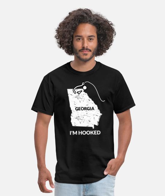 Ga Georgia Fishing T Shirt Gift For Fishermen And Men S T Shirt Spreadshirt