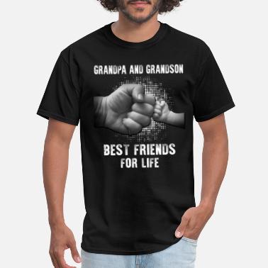 Grandpa Grandpa And Grandson Best Friends For Life - Men&#39;s T-Shirt