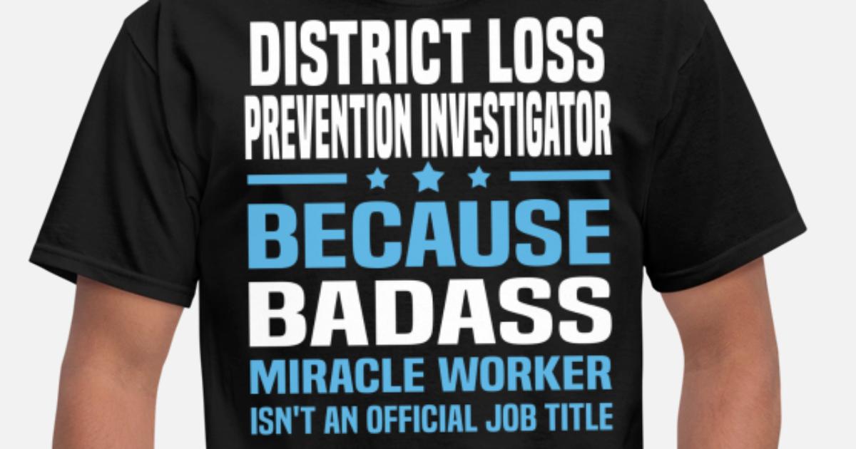 District Loss Prevention Investigator Men s T Shirt Spreadshirt