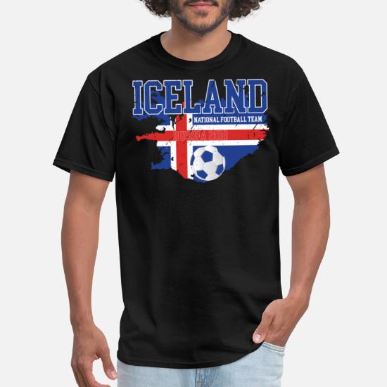 Iceland Soccer Retro National Team Mens Tank Top