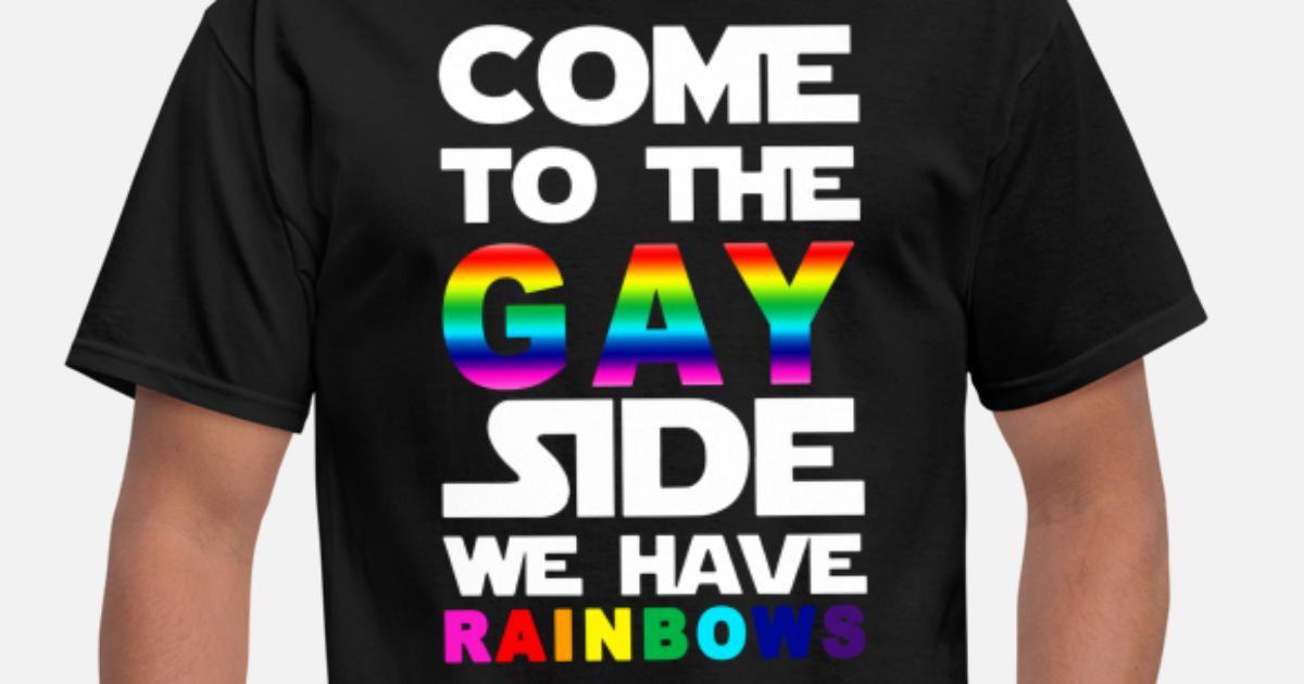 Kitchen Aprons We Have Rainbows T-Shirts and More Hoodies Come to The Gay Side Tank Tops Sweatshirts 