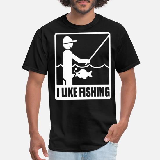 I Like Fishing Funny Sports Comic Offensive Rude Men S T Shirt Spreadshirt