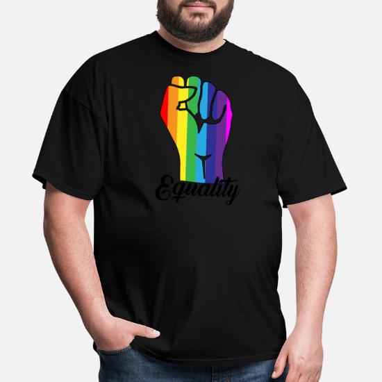 2 PRIDE HEARTS MENS T-SHIRT GAY LESBIAN LGBTQ UNISEX RAINBOW TOP UNISEX