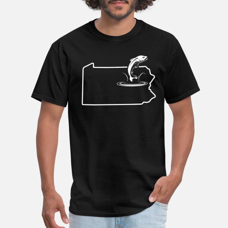 Shop Pennsylvania Fishing T Shirts Online Spreadshirt