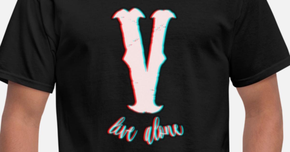 vlone live alone VLONE life alone die alone Men's TShirt