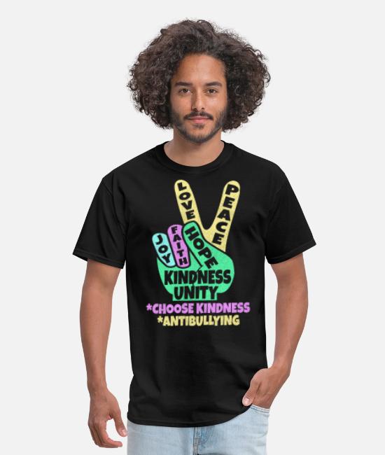 Anti bullying T Shirt Unity Day Choose Kindness Be Men's T ...