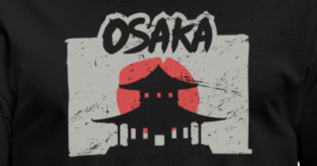 Osaka Vintage City Adult Cotton Long Sleeve T-shirt 