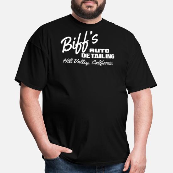 Biffs Auto Detailing Mens T-Shirt BTTF Funny