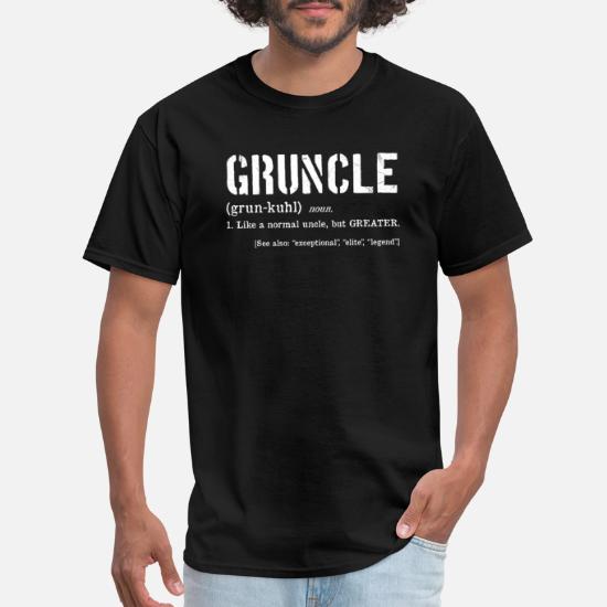 t-shirts Personalized meaning of GRUNCLE for clothing back packs hats aprons tote bags