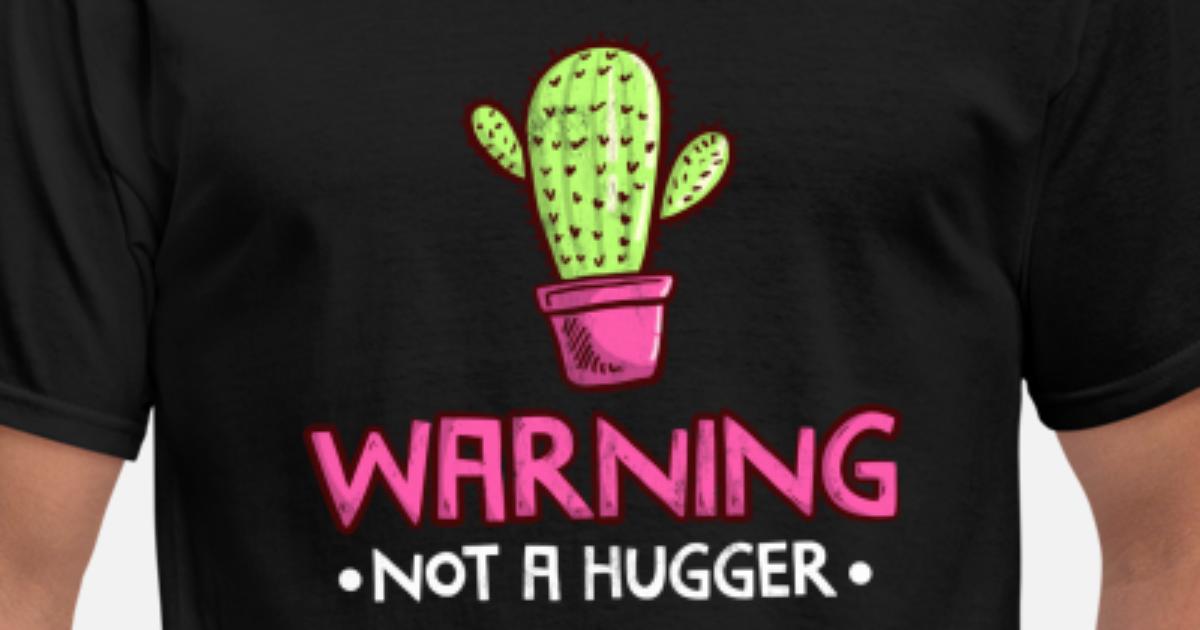 Fun retro shirt for women Introvert shirt Cactus shirt Anti social shirt Retro women shirt Not a hugger shirt 6 feet away shirt