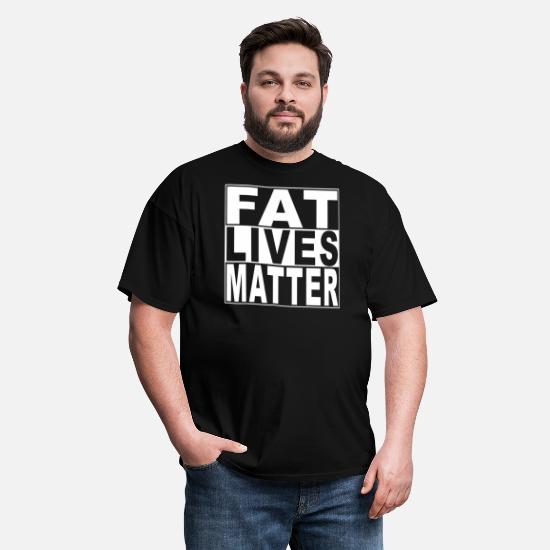Funny Women's short sleeve t-shirt Popular Design Fat Lives Matter
