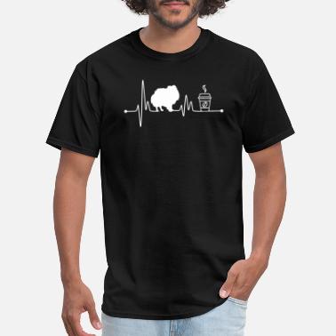 Men Women Kids Long Tank Custom Personalized Tee Pomeranian Silhouette T-Shirt 