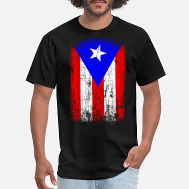 Puerto Rico Vintage Puerto Rico Flag - Men&#39;s T-Shirt