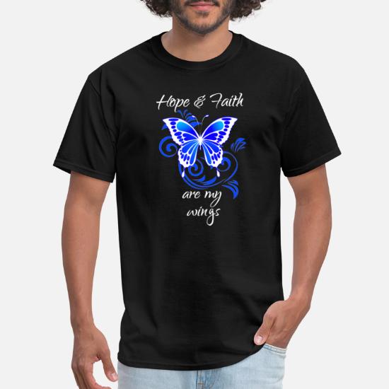 Butterfly cross with the image of christ Short-Sleeve Unisex T-Shirt