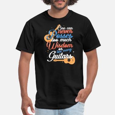 Guitar Player Guitarist Guitar Collection Acoustic Guitar Music - Men&#39;s T-Shirt