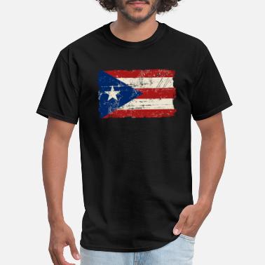 Puerto Rico Puerto Rico Flag - Vintage Look - Men&#39;s T-Shirt