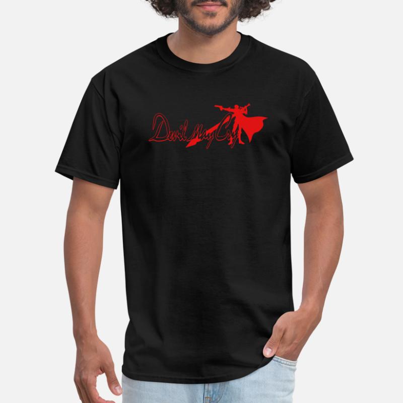 Devil MAY CRY T-Shirt Regalo para jugadores de juegos clásicos Retro Top DMC Adulto muchachos Regalo