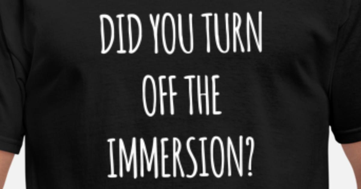 funny geek t shirt mens Have you tried turning it off and on again black