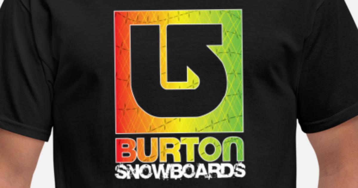 Burton Snowboarding Design Mens T-Shirt Sport Gym Casual Shirts Personalized Tee