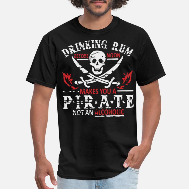 Mens T-Shirt Ideal Gift or Birthday Present. Drinking Rum 