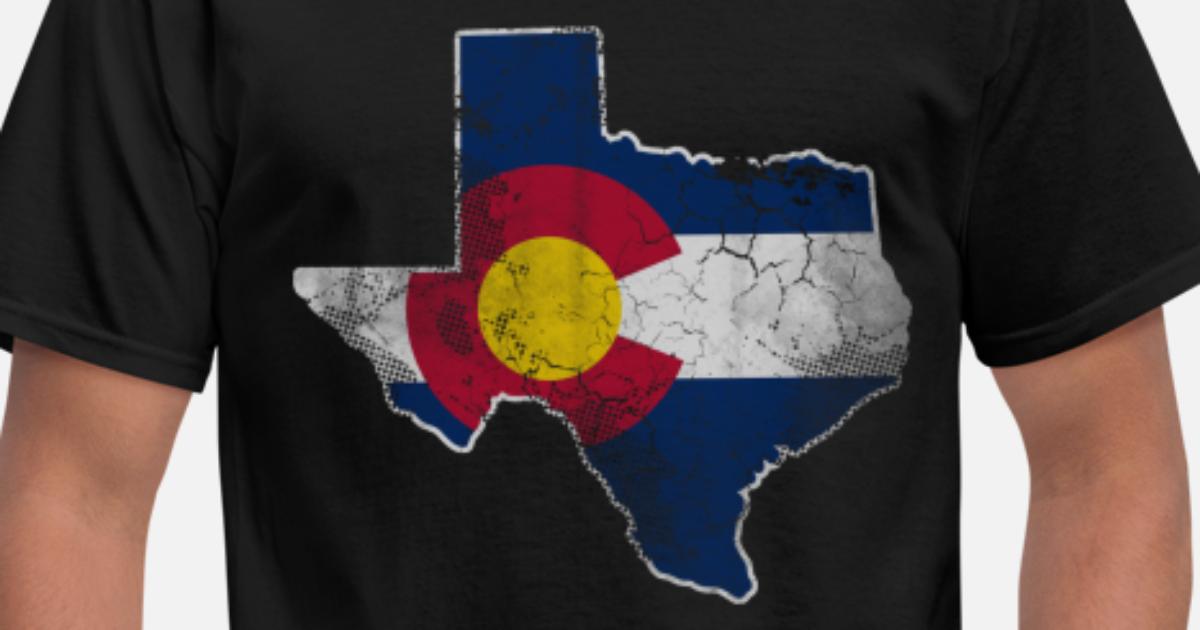 Texas State Colorado Flag T-Shirt 