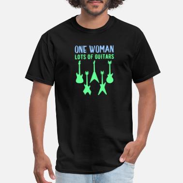Instrument Drum Shirt - Drummer - One woman lots of guitars - Men&#39;s T-Shirt