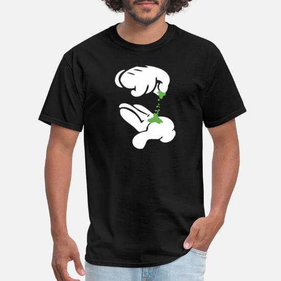 MICKEY MOUSE HANDS ROLLING WEED BLUNT JOINT MARIJUANA MENS WOMENS TSHIRT White