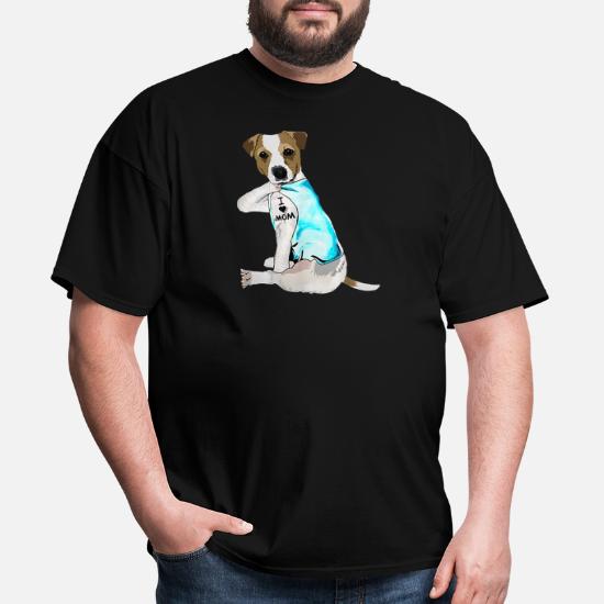 JACK RUSSELL DESIGN MENS SIZE T-SHIRT choice of size and colour DOG