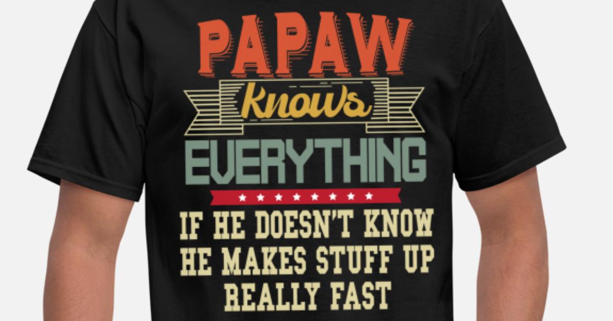 Christmas Grandpa Gift Unisex Hoodie PaPa Knows Everything 