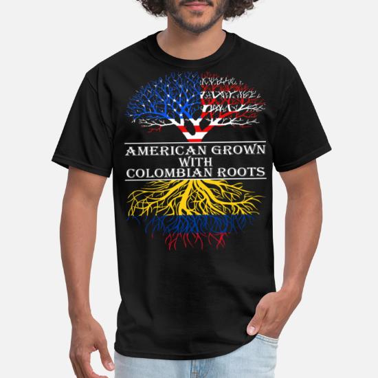 American Grown With Colombian Roots Men's T-Shirt 