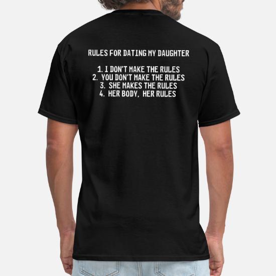 Rules for dating my daughter shirt in Detroit