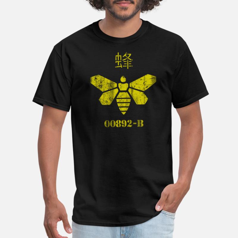 Yellow Bee Barrel Golden Moth T-Shirt Heisenberg Breaking Bad Long Sleeve Tee 