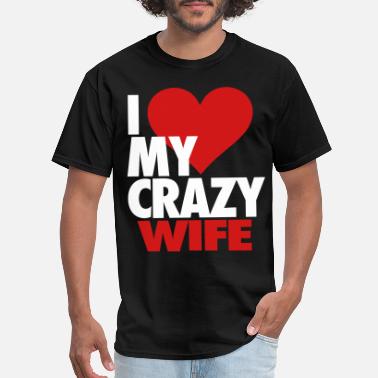 Funny Novelty Tops T-Shirt Womens tee TShirt I Love Heart My Wife 