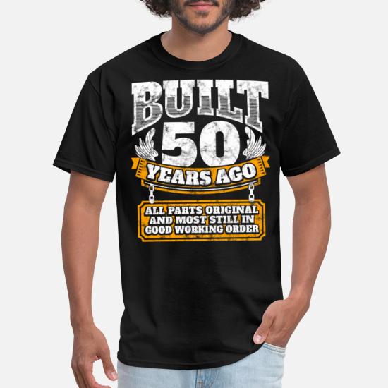 NEW I'm Not 50-50th Birthday Present Gift Mens Black T-Shirt Party