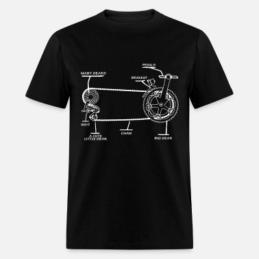 Cycling - cycling heart beat - bicycle lover' Men's T-Shirt 
