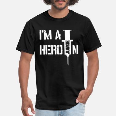 Gift for Him Her T Shirt T-Shirt Drugs are Bad White Pill Shirt
